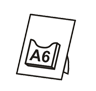 A6 single pocket